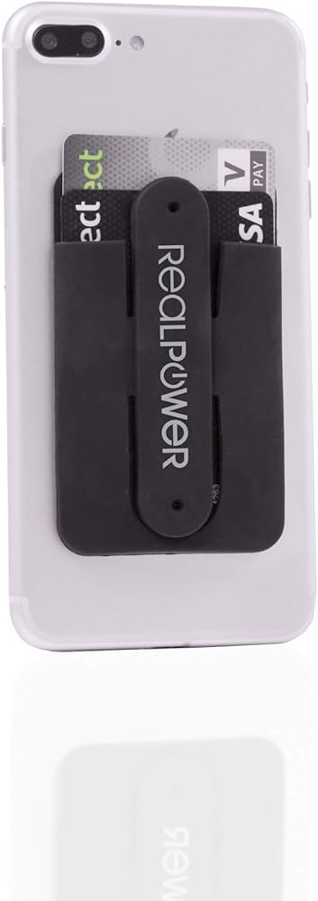 Aksesorë për telefon RealPower / Smartphone Stand + Smart Wallet / with Card Slot
