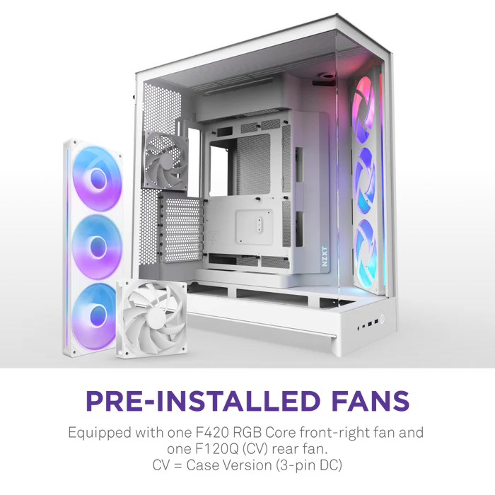 PREMIUM SERIES 3 / Ryzen 9 9950X3D2 / 64GB DDR5 6400 / 2TB S9100 PRO / RTX 5070 Ti 16GB / LOOP 360mm / 1200W / NZXT H9 FLOW - e bardhë - Figura 4