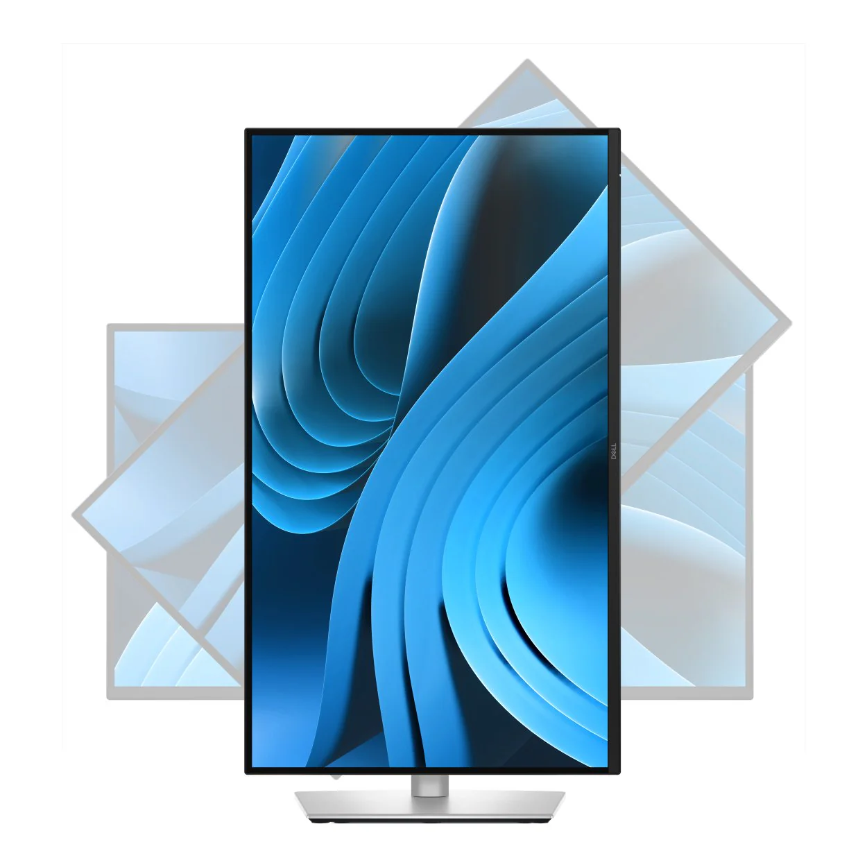 Monitor Dell P2725QE / 210-BRDS / 27"/ 4K Ultra HD IPS / 100Hz / 5ms / HDMI+USB+DP - Zezë / Argjend - Figura 4