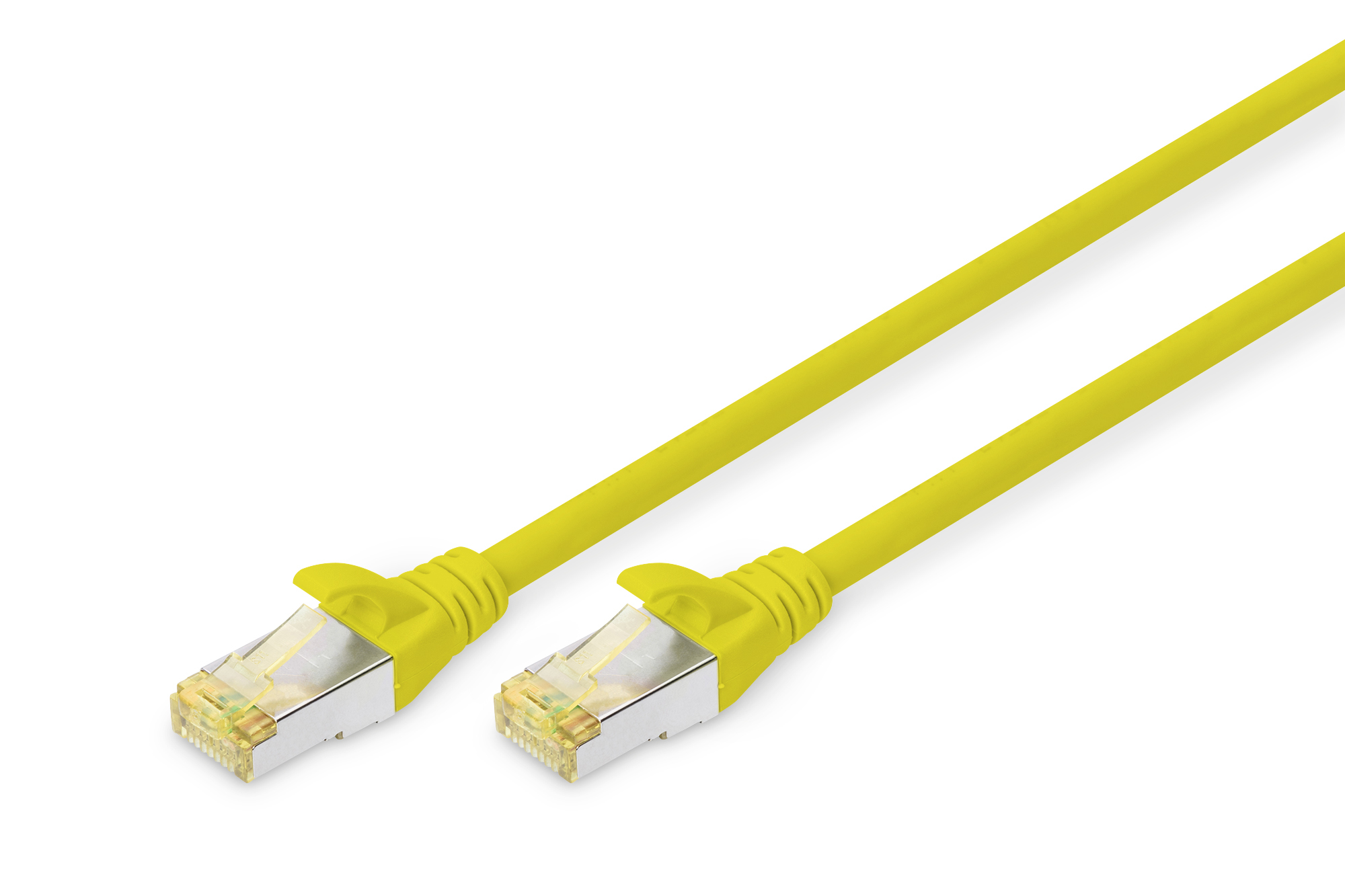 Kabllo për Rrjet DIGITUS Patch Cat6A S/FTP 2xRJ45 1.0m - Verdhë