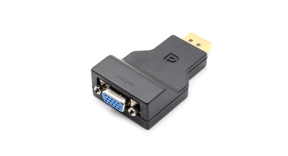 Konverter Display Port / Mashkull në VGA Femer / I zi - Figura 5