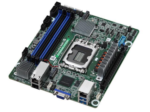 Pllakë amë ASRock Motherboard EC266D4ID-2T/X550 mini-ITX Socket 1700 DDR5-only Single - Figura 2