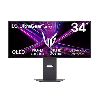 Monitor Gaming LG UltraGear 34GX900A-B / 34 " / UWQHD OLED / 240 Hz / 0,03ms / HDMI+DisplayPort / Zezë