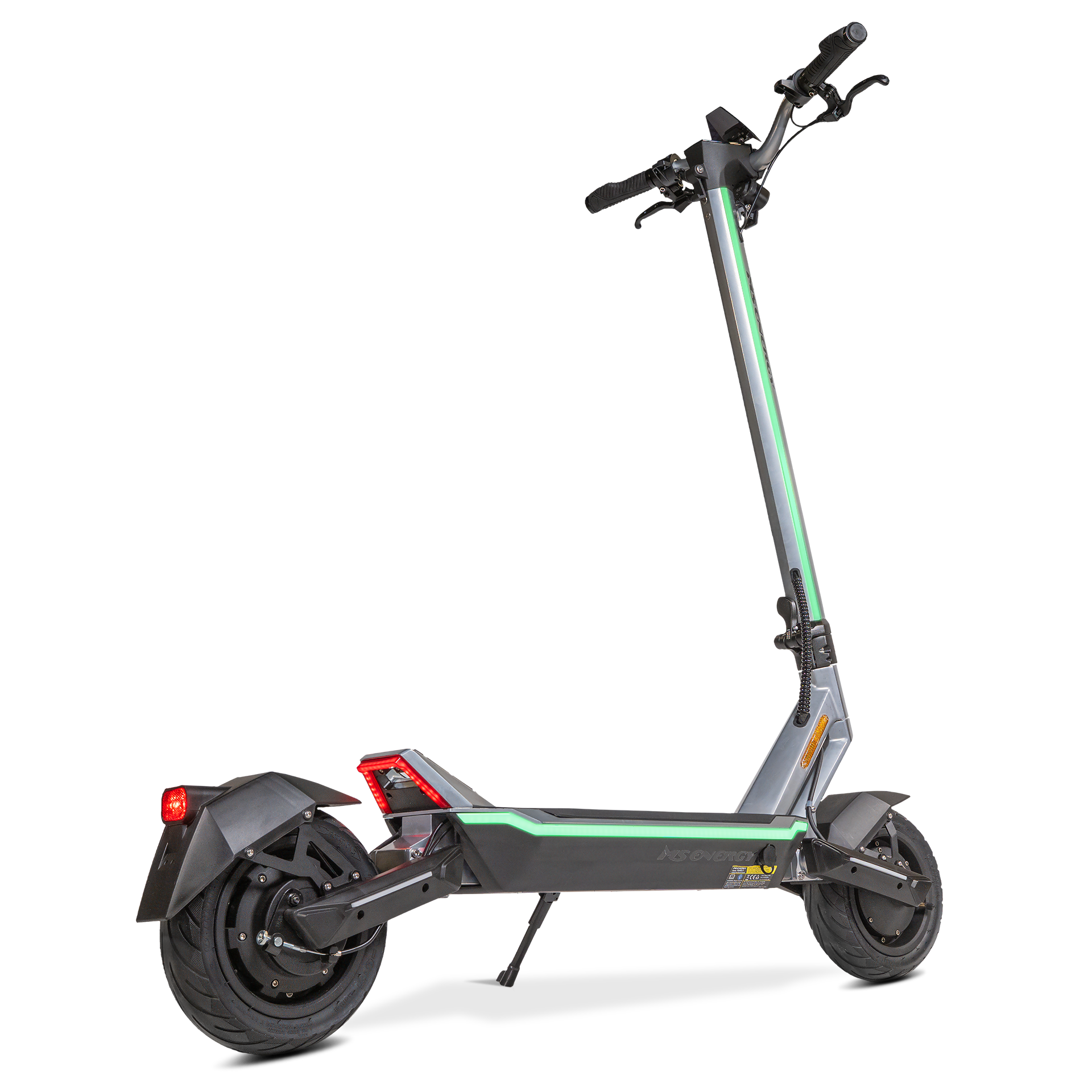 Trotinet Elektrik MS ENERGY eScooter FLARE X hydraulic d. + MS Energy helmet MSH-200_L - Figura 3