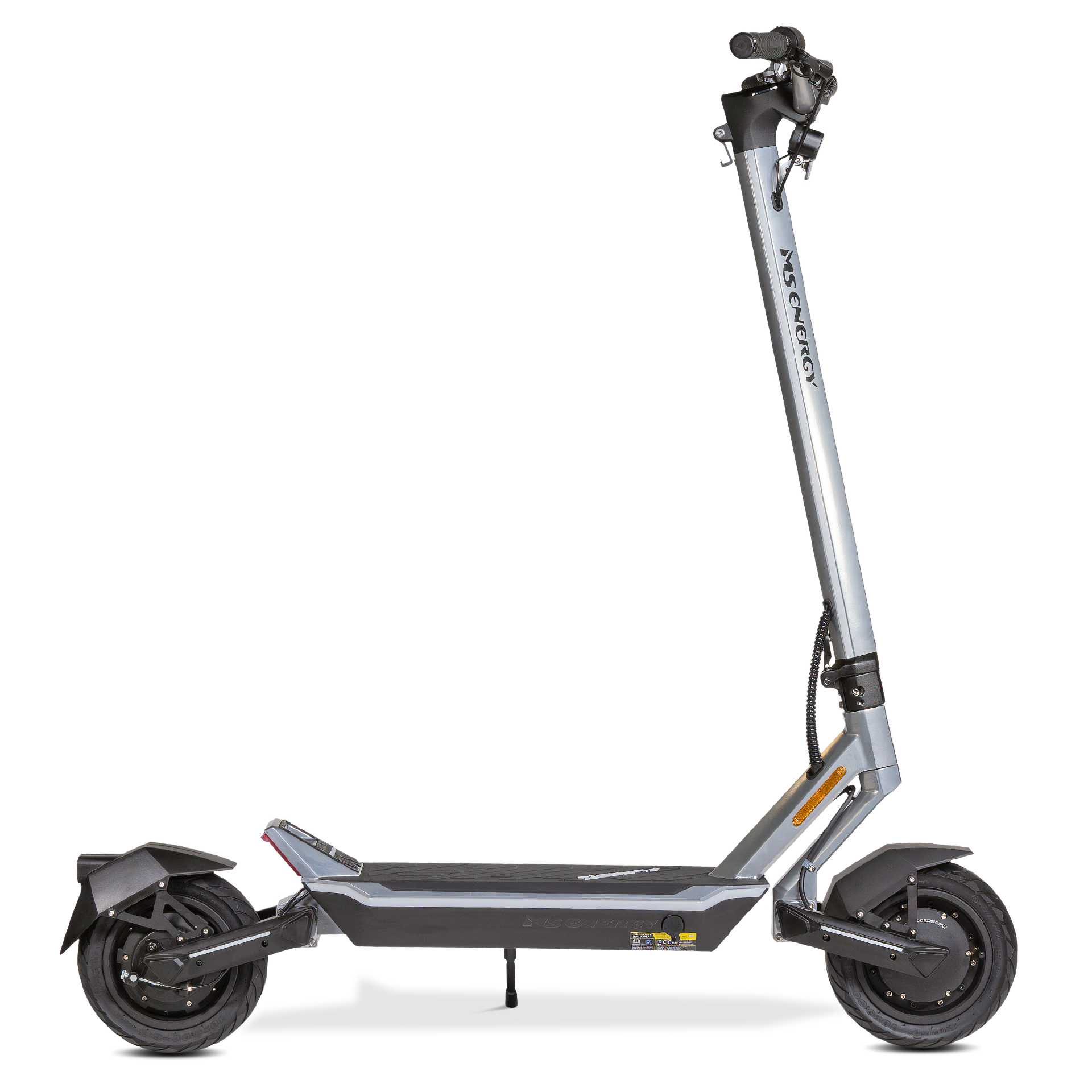 Trotinet Elektrik MS ENERGY eScooter FLARE X hydraulic d. + MS Energy helmet MSH-200_L