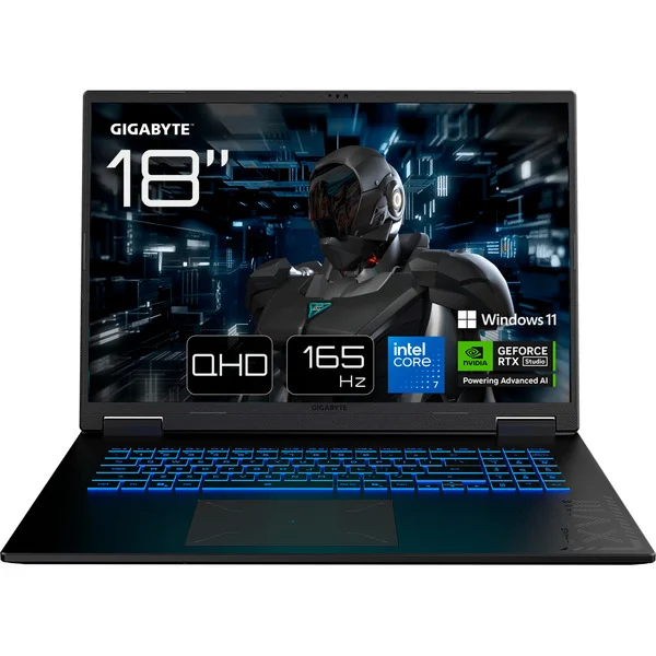 Laptop Gaming GigaByte A18 PRO DYJ / Ryzen 7 240H / 32GB LPDDR5x / 1TB / 18" WQXGA IPS 165Hz / RTX 5080 16GB / DE - Zezë