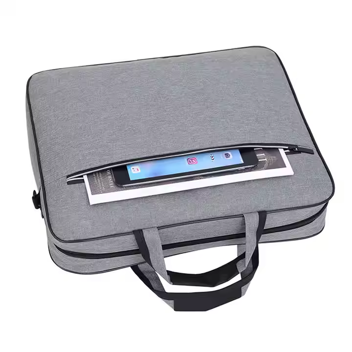 Çantë për Laptop 9911 / B53-24 / 15.6 Inch / Polyester / Lightweight / 41x32x8 cm / Hiri - Figura 3