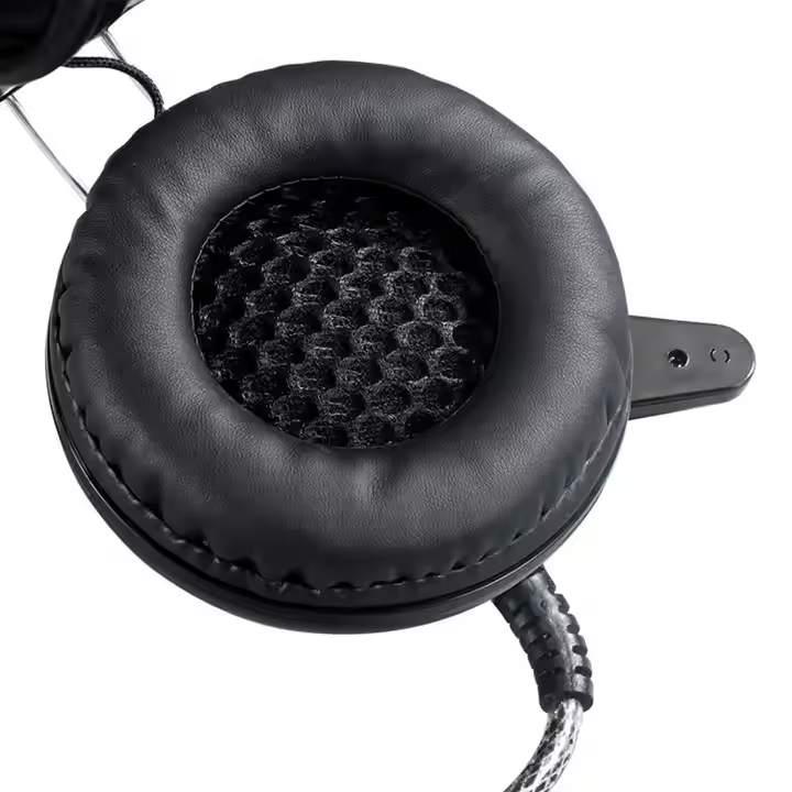Kufje Gaming YORO Stereo F15 / USB / LED / Over-Ear / E zezë - Figura 4