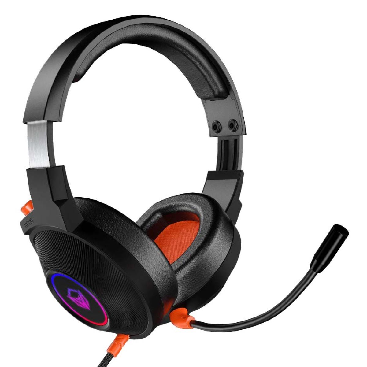 Kufje Gaming Meetion HP012 Virtual 7.1 Surround / USB/ RGB / e zezë - Figura 2