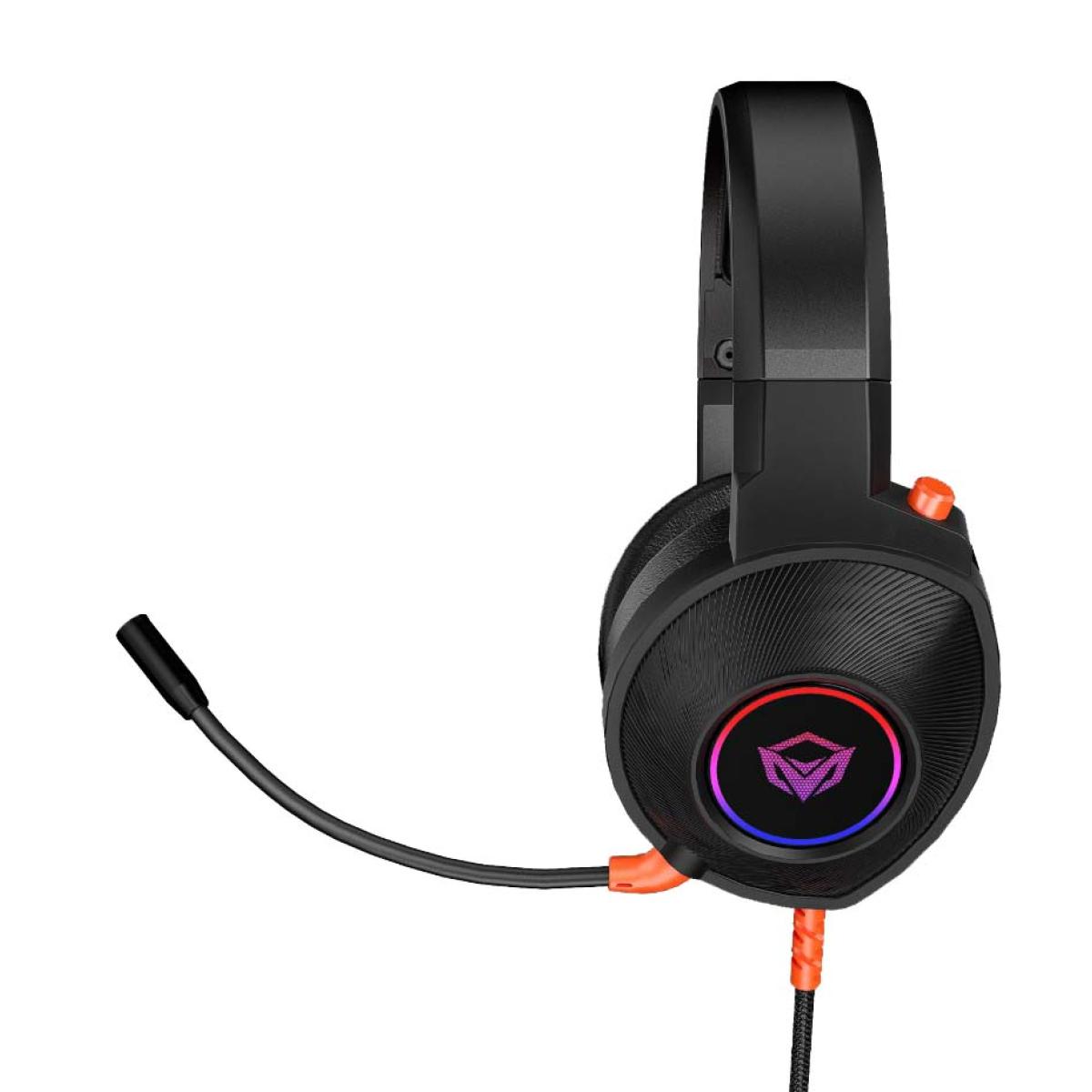 Kufje Gaming Meetion HP012 Virtual 7.1 Surround / USB/ RGB / e zezë - Figura 4