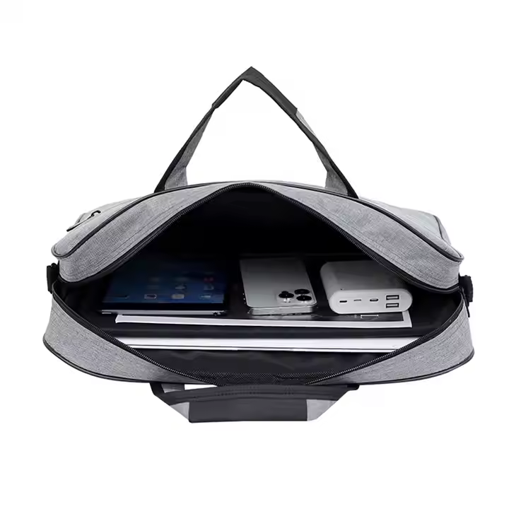 Çantë për Laptop 9911 / B53-24 / 15.6 Inch / Polyester / Lightweight / 41x32x8 cm / Hiri - Figura 2