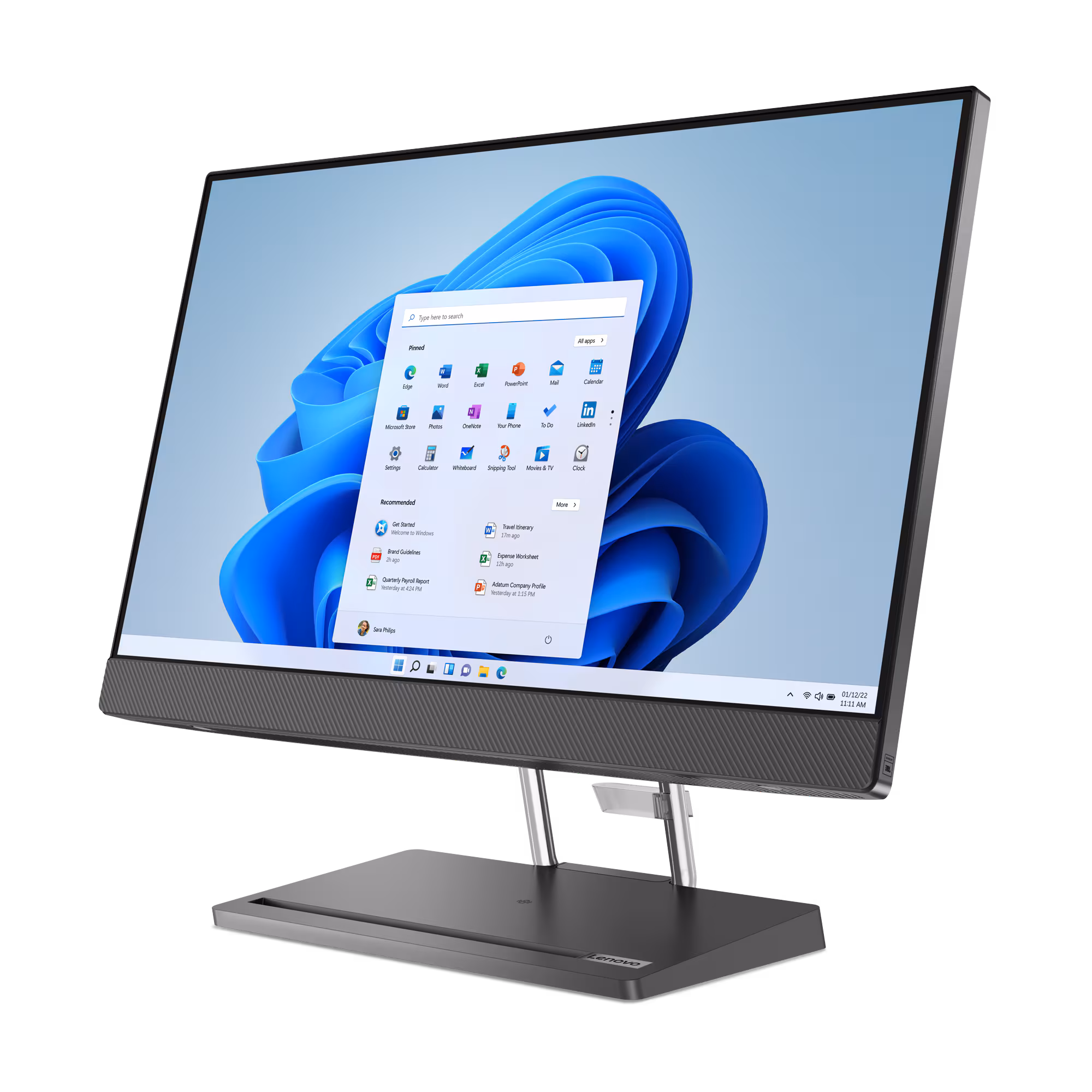 AIO Lenovo IdeaCentre 5 24IAH7 / i7-13700H / 16GB / 1TB / 23.8 Inch Full HD IPS / Intel Iris Xe / Storm Grey + Wifi Tastierë dhe Maus - Figura 3