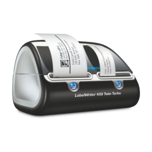 LabelWriter Dymo 450 Twin Turbo S0838870 / Dot Matrix / Direct Thermal / 10 fletë/minutë Monokrom / 1 fletë/minutë me ngjyra / USB kabëll / I zi