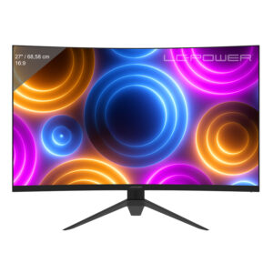 Monitor LC-Power LC-M27QC / 27″ / QHD / VA LCD / 16:9 / 180 Hz / 1ms / HDMI + DP / E zezë