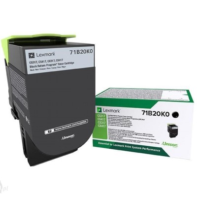 Toner Lexmark 71B20K0 – Zezë - Figura 2