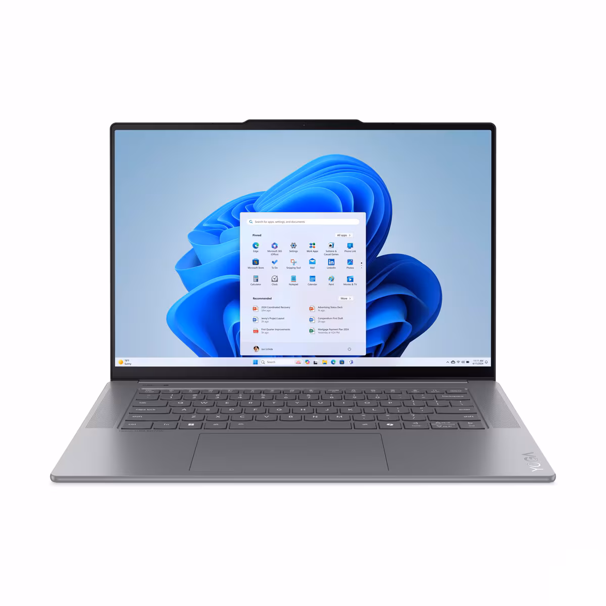Laptop Lenovo Yoga Slim 7i Aura Edition 15ILL9 / Ultra 7-258V / 32GB LPDDR5x / 1TB / 15.3" 2.8K OLED 120Hz / Intel Arc Graphics 140V / DE - Gri
