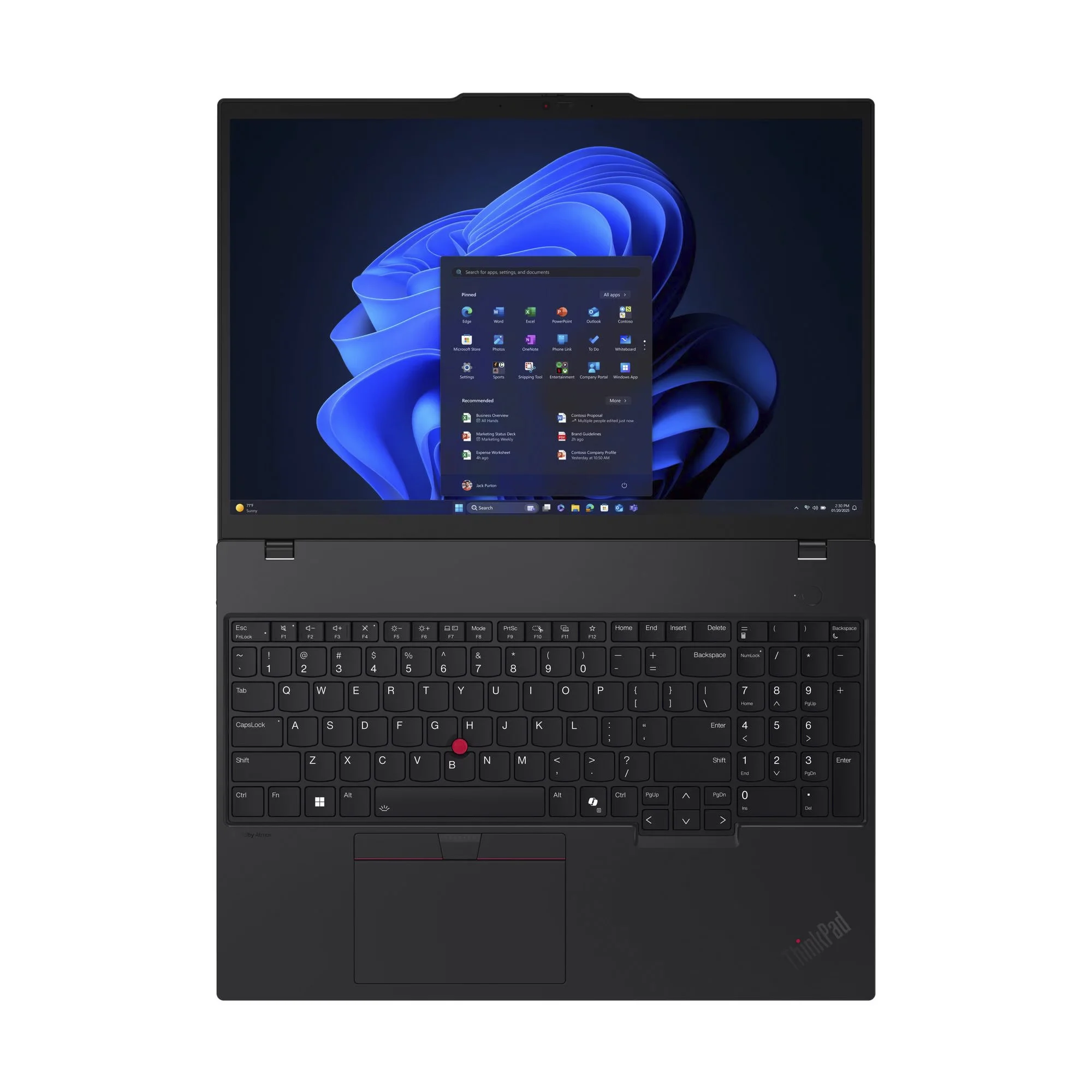 Laptop Lenovo ThinkPad T16 G4 / Ultra 5 228V / 32GB LPDDR5x / 512GB / 16" WUXGA IPS / Intel Arc Graphics 130V / DE - Zezë - Figura 3