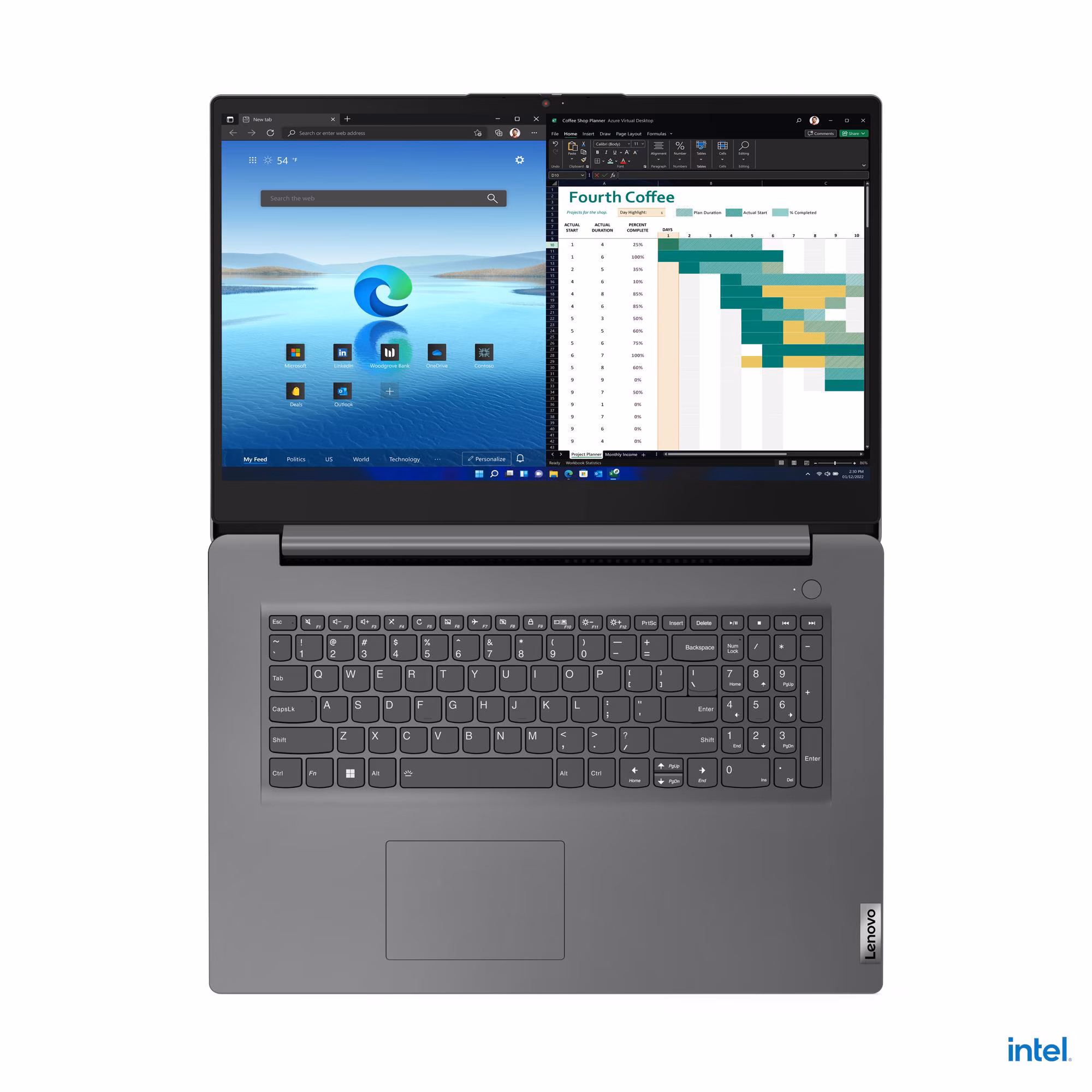 Laptop Lenovo V17-IRU / i5-13420H / 8GB DDR4 / 512GB / 17.3" Full HD IPS / Intel UHD Graphics / DE - Gri - Figura 5