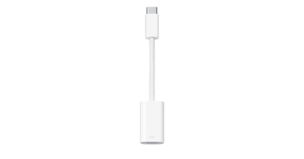 Adapter USB‑C → Lightning