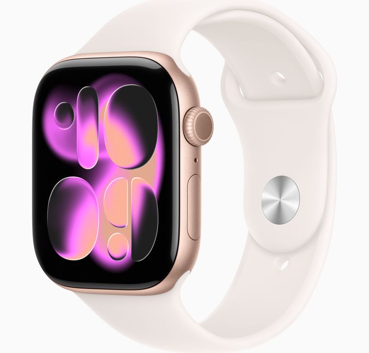 Apple Watch Series 11 Aluminium Cellular 42mm Rose Gold with Light Blush Sport Band 64GB - M/L