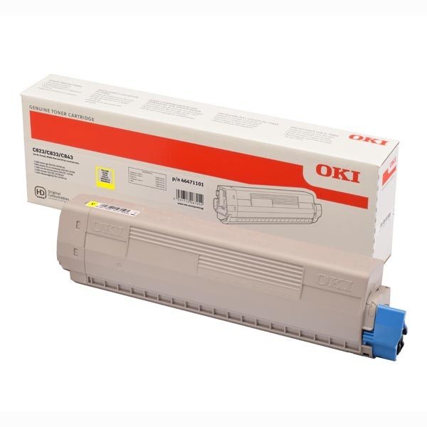 Toner OKI 46443101 / XL – Verdhë - Figura 2