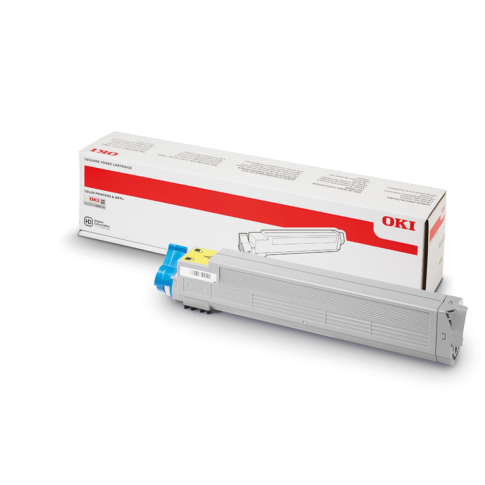 Toner OKI 43837129 – Verdhë - Figura 2