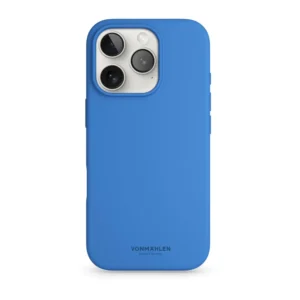 Aksesorë për telefon Vonmählen Soft Silicone Case për Apple iPhone 16 Pro Max - Blu (Sky Captain)