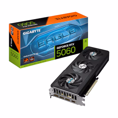 Kartelë grafike NVIDIA RTX 5060 8GB GDDR7 Gigabyte Eagle Max OC