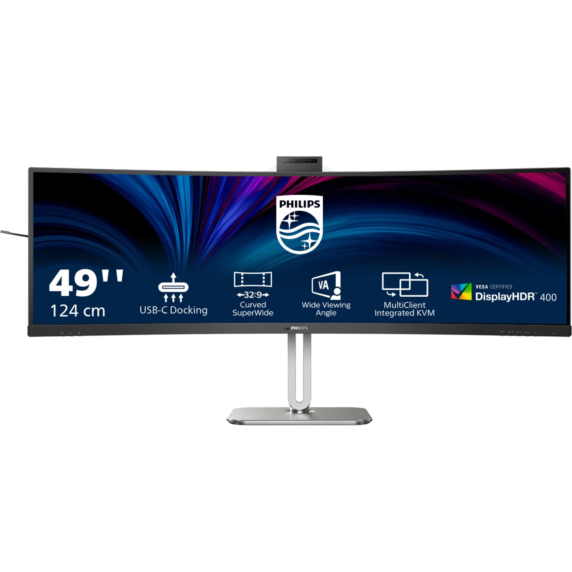 Monitor Philips 49B2U6900CH / 48.8" / 5120x1440 / 75Hz / 4ms / VA / i zi