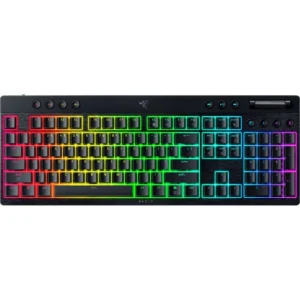 Tastierë Gaming Razer BlackWidow V4 Low-Profile HyperSpeed / Orange Switches / German Layout - Zezë