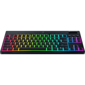 Tastierë Gaming Razer BlackWidow V4 Low-Profile TKL HyperSpeed Wireless / Orange Switches / German Layout - Zezë