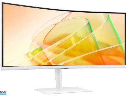 Monitor Samsung S6 S34C650TAU / 34"/ Ultra Wide Quad HD VA / Curved / LED / 100Hz / 5ms / USB + HDMI + DisplayPort + Thunderbolt 4 - Bardhë - Figura 2