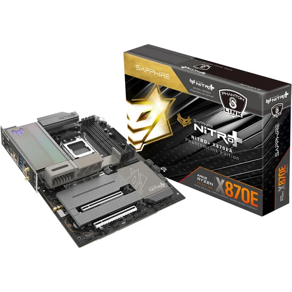 Pllakë Amë AMD AM5 SAPPHIRE NITRO+ X870EA Wi‑Fi 7 / DDR5 / ATX / HDMI