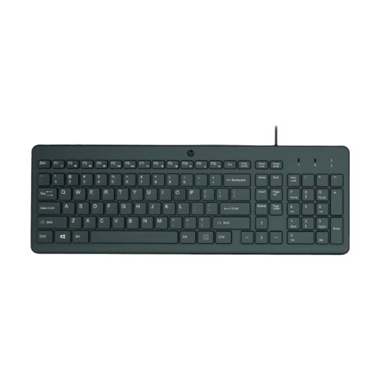 Tastierë me Kabllo HP 150 USB – Zezë