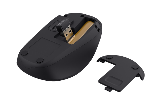 Maus pa kabllo Trust Yvi+ / Silent - Blu - Figura 4