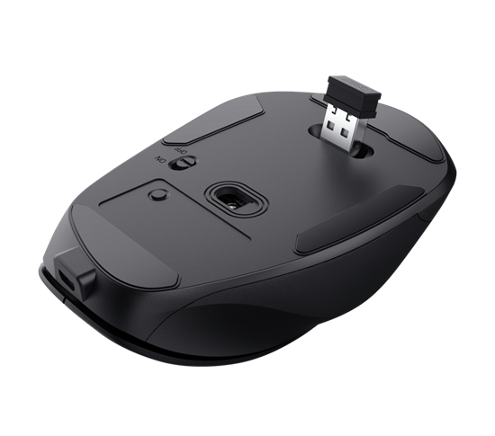 Maus pa kabllo Trust Fyda - Zezë - Figura 3