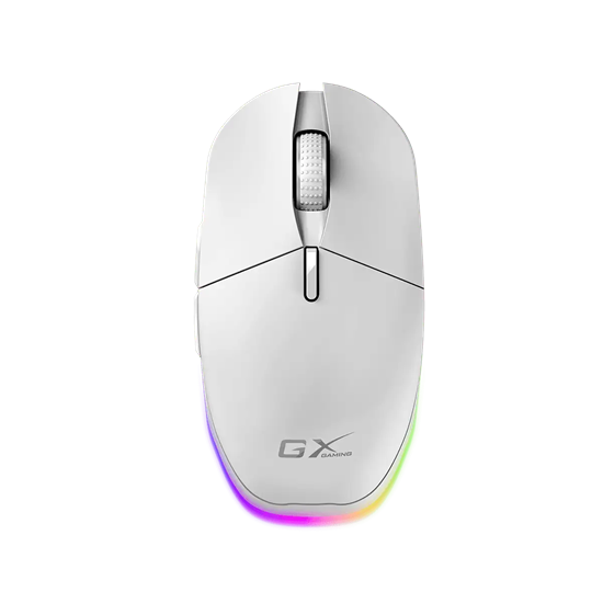 Maus Gaming Genius Scorpion M8250 / Bluetooth / LED / 6 Butona / 800–3200 DPI - Bardhë