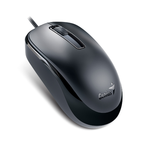 Maus me kabllo Genius DX-125 / Optical / USB / 3 Butona / 1000 DPI - Zezë