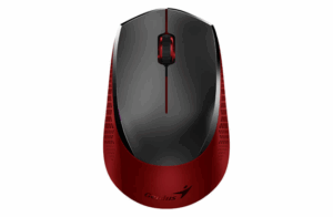 Maus pa kabllo Genius NX-8000S / Wireless + Bluetooth / AA + USB / 2.4GHz / 1200 DPI - Zezë/Kuqe