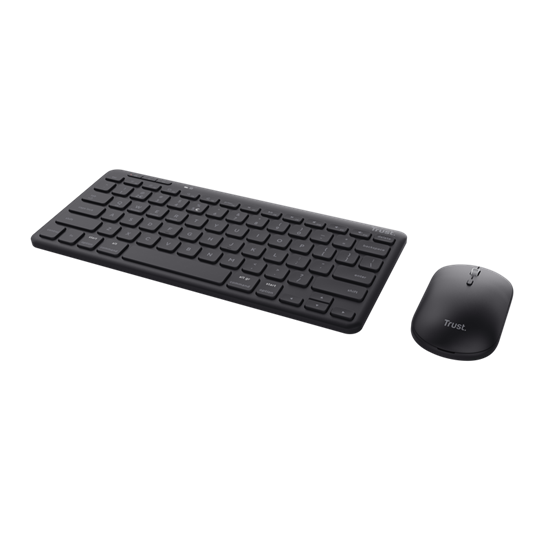 Combo (Tastierë & Maus) Trust Lyra Multi-Device Wireless – Zezë - Figura 2