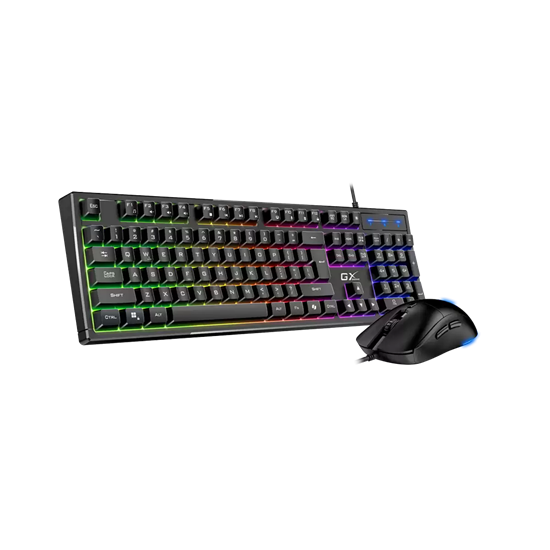 Combo (Tastierë & Maus) Genius Scorpion KM‑GX6 / Gaming / Wired / RGB Backlit - Zezë - Figura 2