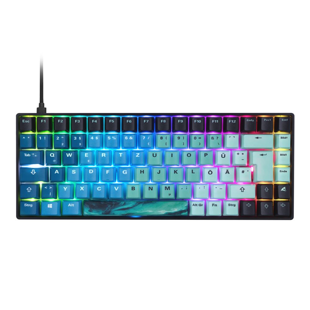 Tastierë Gaming Sharkoon SKILLER SGK50 S3 Ultimate Rev2 Wired / QWERTZ - Blu Mente - Figura 2