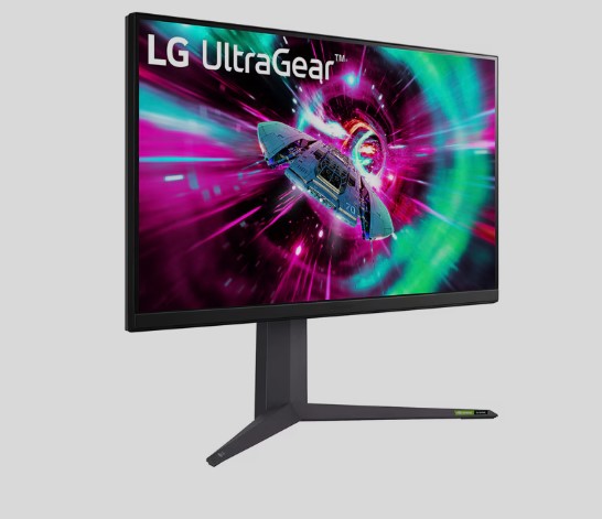 Monitor LG 32GR93U-B / 32″ / UHD 4K / IPS LCD / 16:9 / 144Hz / 1ms GtG / 2× HDMI 2.1 + DP + Audio Out / E zezë - Figura 2