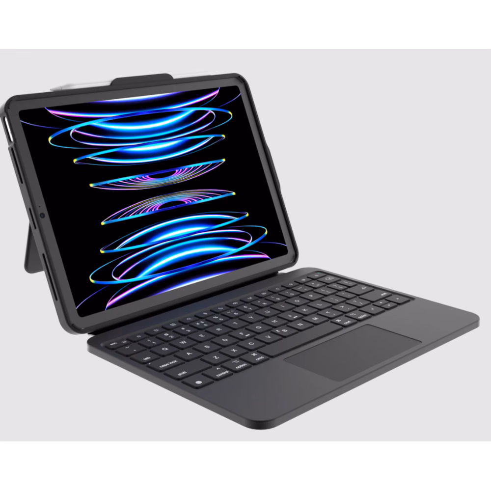 Aksesorë për tablet Deqster PKU3 Prime për iPad Air M2/M3 11" / DE Layout -Zezë - Figura 2