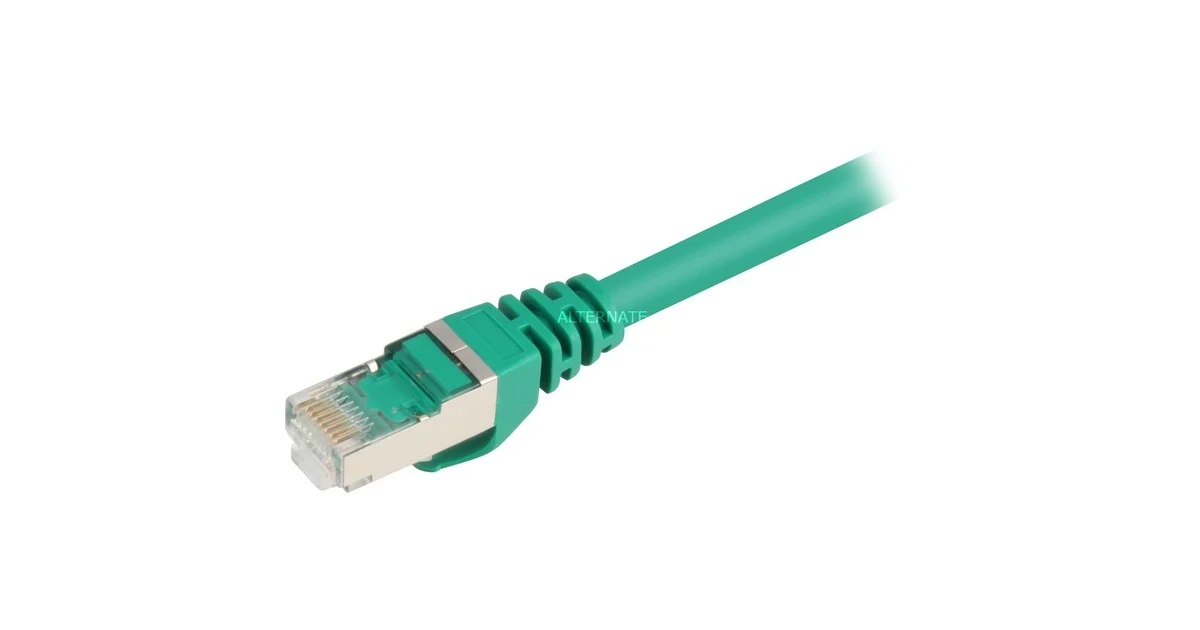 Kabllo për Rrjet Sharkoon RJ45 CAT6 S/FTP / 0.50m – Gjelbër