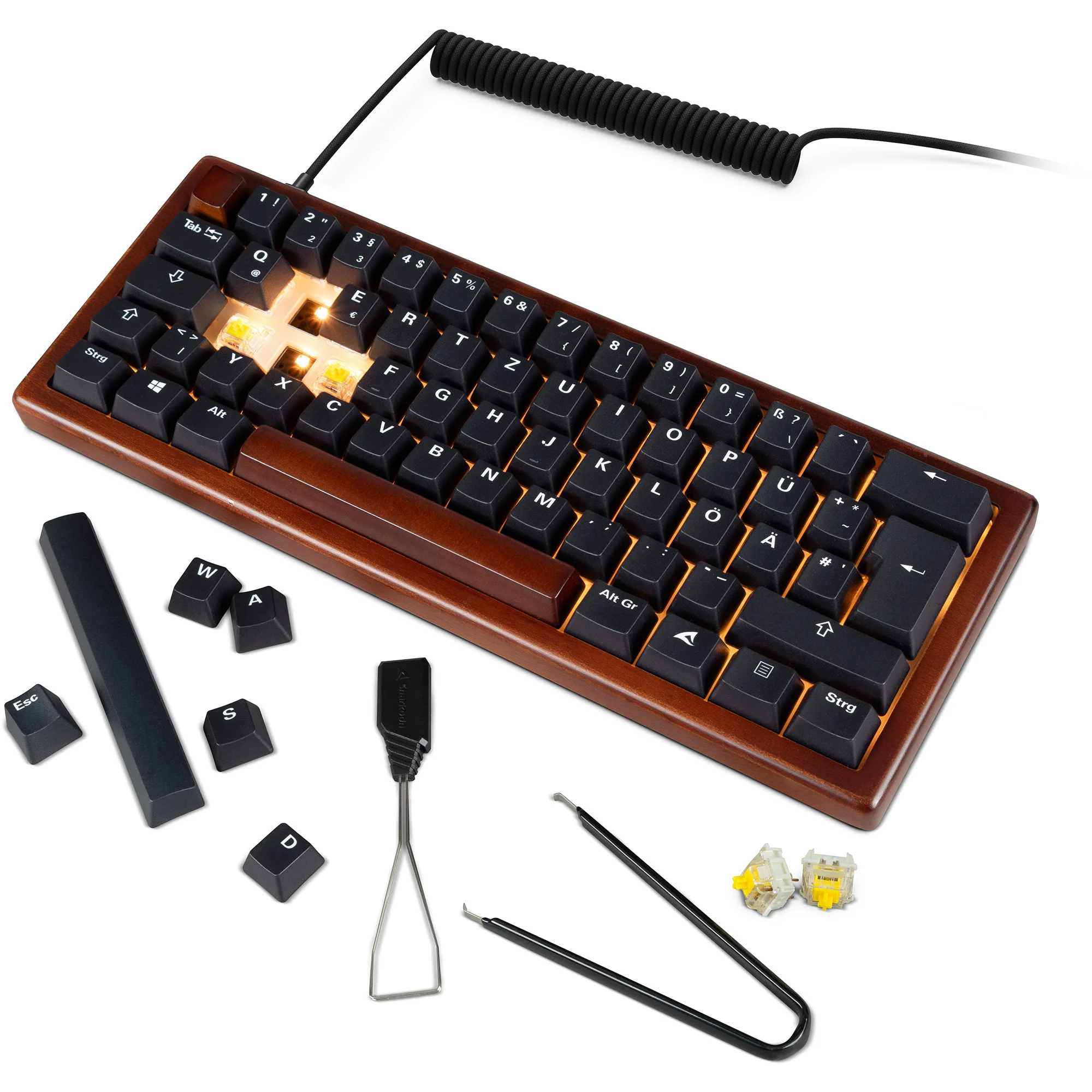 Tastierë Gaming Sharkoon SKILLER SGK50 S4 Gen2 Wired / Yellow Switches / Italian Layout - Druri - Figura 9