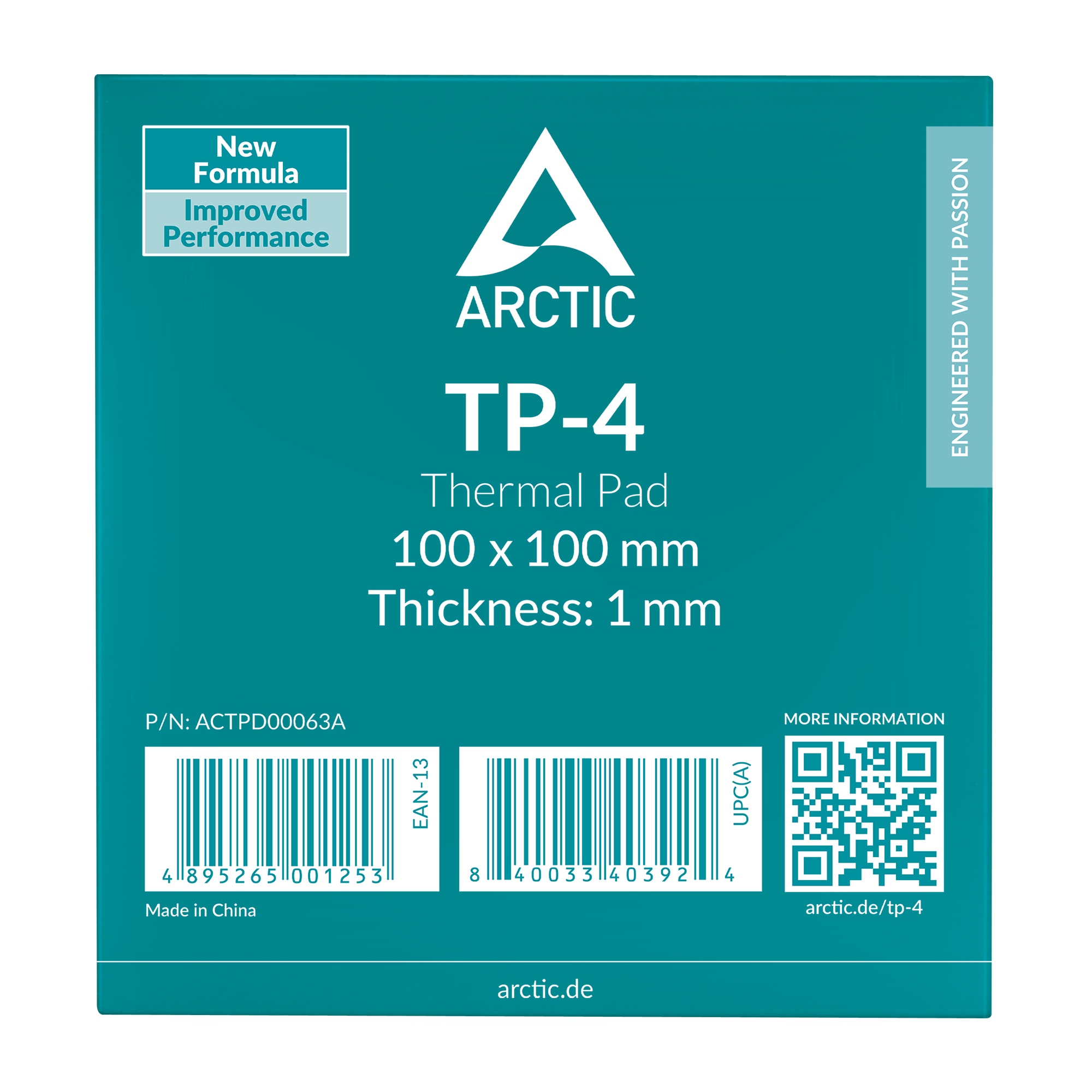 Pastë termike Arctic Thermal Pad ATP-4 / 40°C deri +200°C / 100×100×1.0 mm - Figura 2