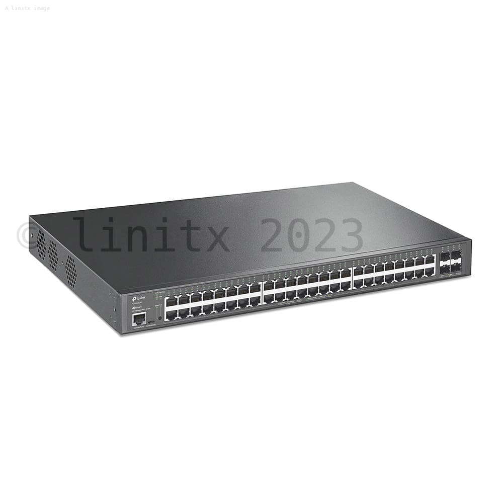 Switch TP Link / 48-Port / Gigabit / Rackmount / 48xRJ45 porte për 10/100/1000Mbps / I zi - Figura 4