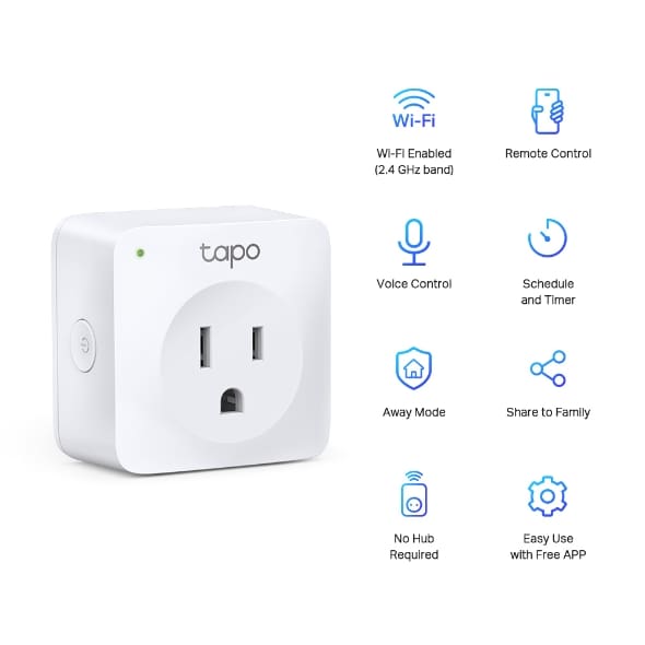 Mini Smart Wi-Fi Socket TP-Link / Remote Control / Schedule/ Timer / Voice Control / Away Mode - Figura 2