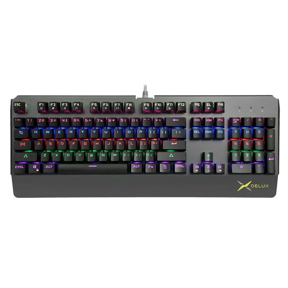Tastierë Gaming Delux KM06 / Mekanike / RGB / Anti-Ghosting / E zezë - Figura 2